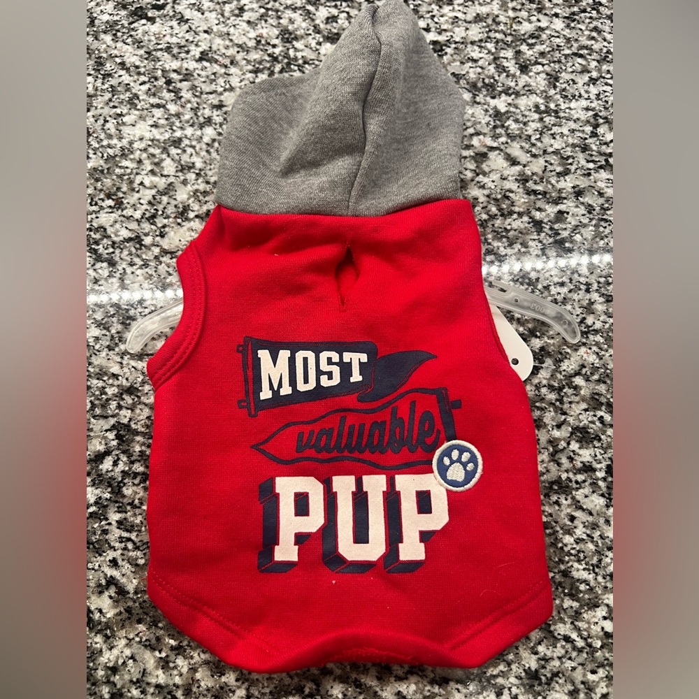Most Valuable Pup Dog Sweatshirt Size XXS